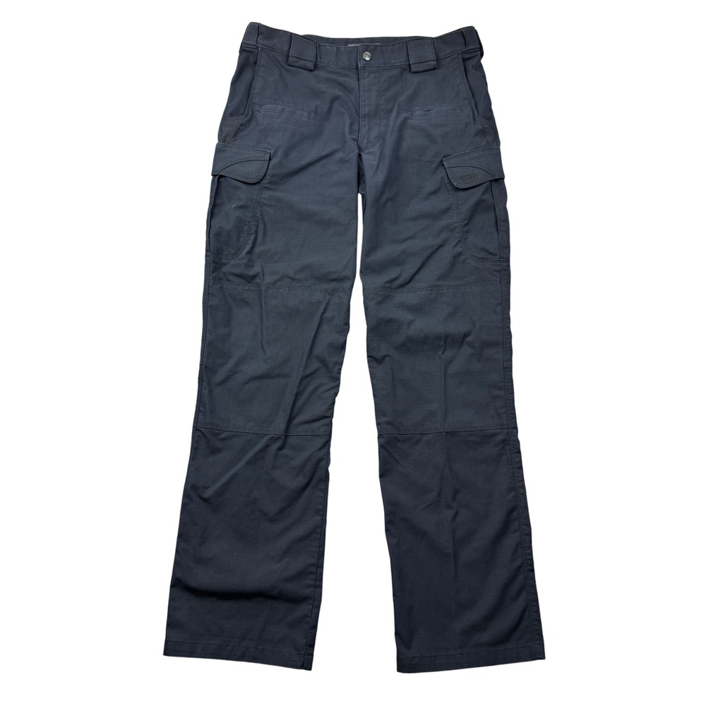 5.11 Tactical Stryke Pants Mens 34x34 Navy Blue Ripstop Cargo Work Trousers